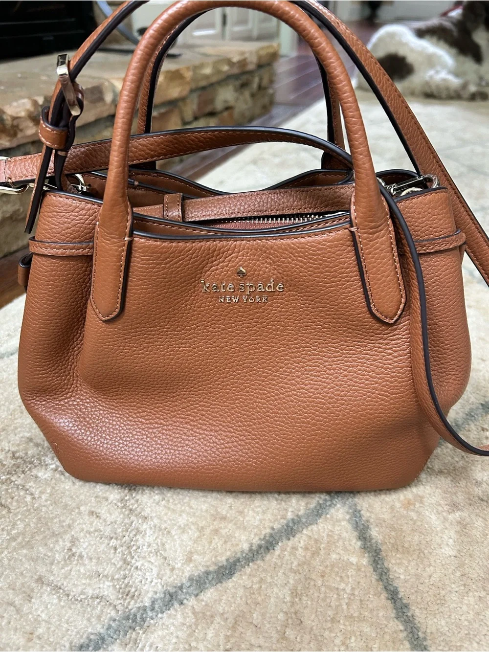 kate spade Small Dumpling in Chestnut Brown